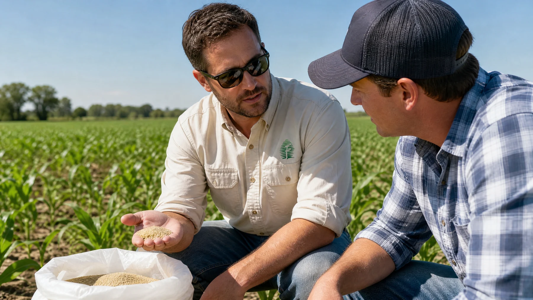 Illustrative field discussion about granules and growing needs