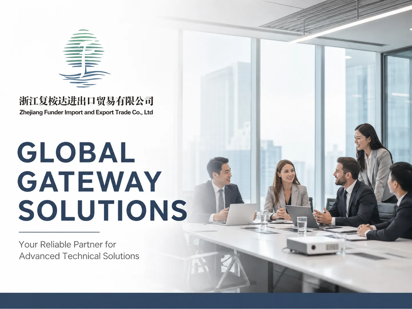 Funder corporate communication promotional artwork
