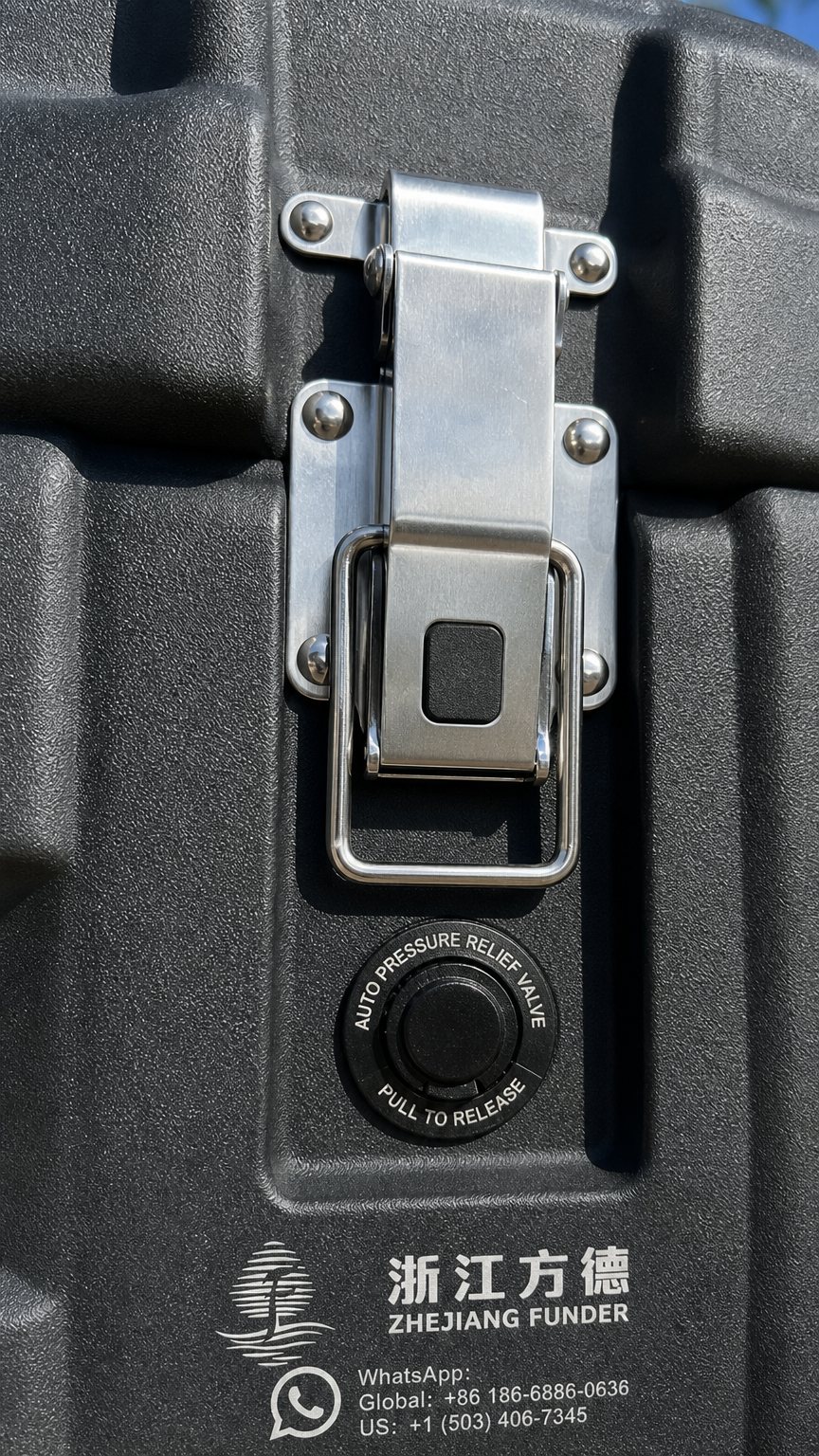 Funder military case in workshop